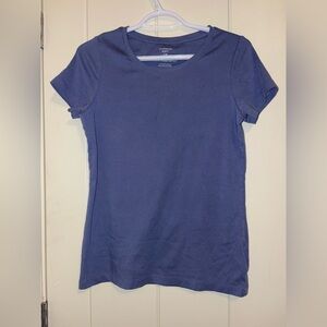Denver Hayes Lavender-Blue Short Sleeve Crewneck Tee